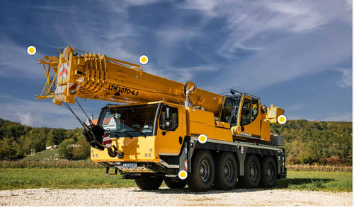 Mobile crane - LTM 1070-4.2 - Liebherr Cranes - folding / 4-axle