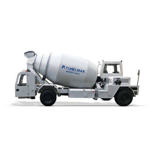 Concrete mixer truck - Adroit 407HT - TUNELMAK CONSTRUCTION MACHINERY INC - diesel engine