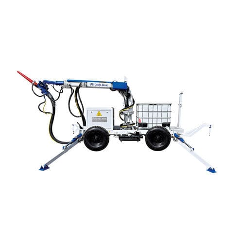 Concrete placing boom - Adroit 412 - TUNELMAK CONSTRUCTION MACHINERY INC