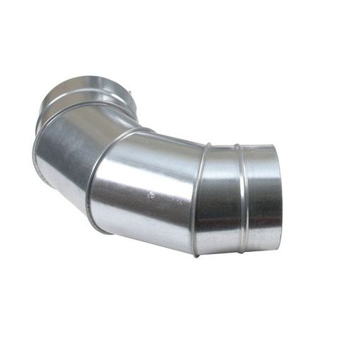 Air duct connector - KSBB 45 series - Tubes International - pneumatic / elbow / stainless steel