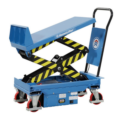 Scissor lift table - E-NHT - Hanselifter - electric / mobile / tilting