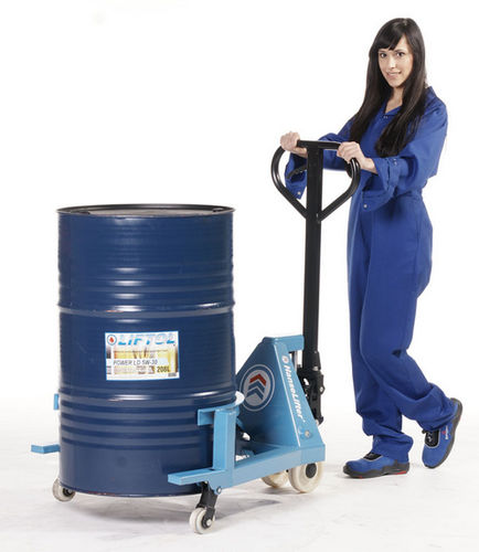 Hand pallet truck - FWH - Hanselifter - walk-behind / for drums / handling