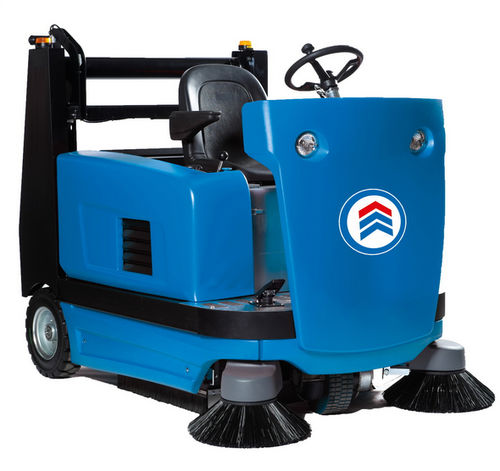 Ride-on sweeper - TWINTOP 1300 - Hanselifter - gasoline / electric / diesel