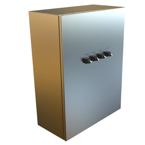 Network cabinet with post -  5106-100001 - Clean Combustion