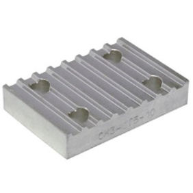 Rectangular clamping plate - Chiaravalli Group SpA - toothed