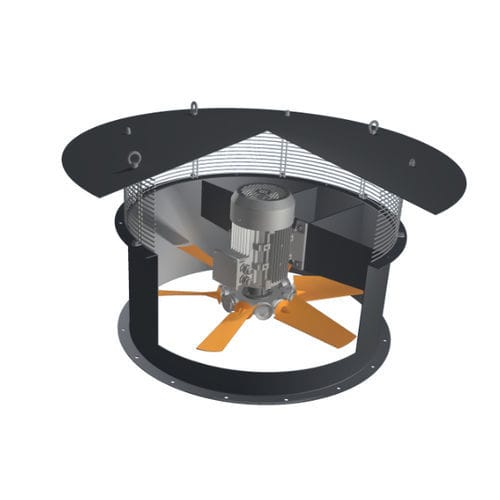 Rooftop fan - DOS - Planetfan - IP55 / axial / exhaust