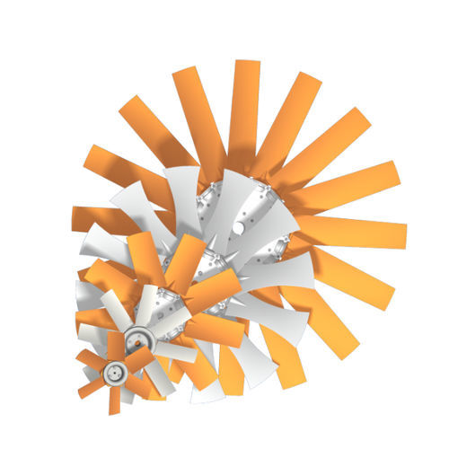 Multi-blade impeller - Planetfan - for blowers / axial-flow
