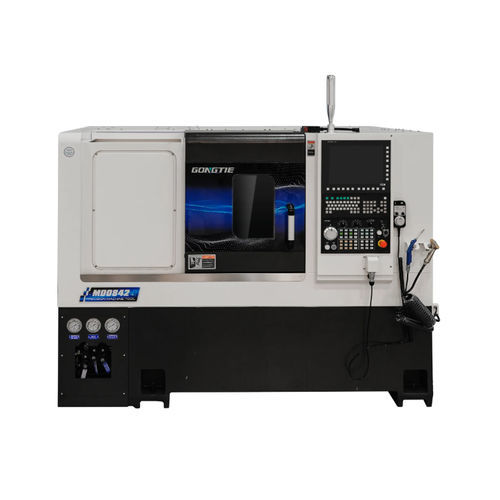 CNC milling-turning center - MD0842 - Ningbo GongTie Precision Machinery Co.,LTD - horizontal / 2-axis / inclined bed