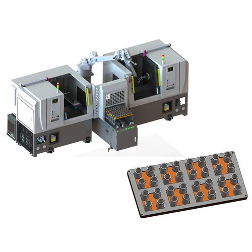 Robotic handling cell - P3538 - Ningbo GongTie Precision Machinery Co.,LTD - machining / for machine tending / unloading