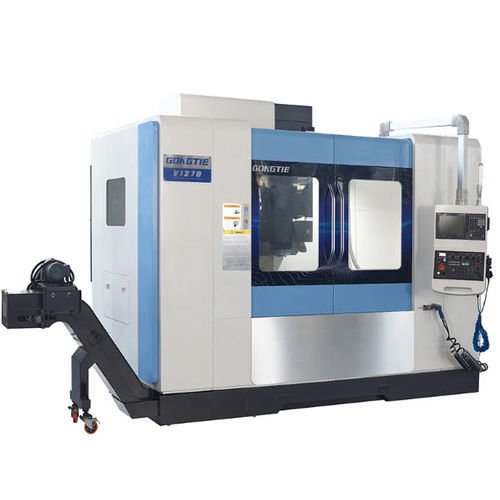 CNC milling-turning center - V series - Ningbo GongTie Precision Machinery Co.,LTD - PLC-controlled / vertical / 4-axis