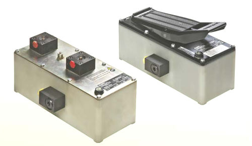Hydraulic piston pump - P802 series - OLMEC - air-driven / compact