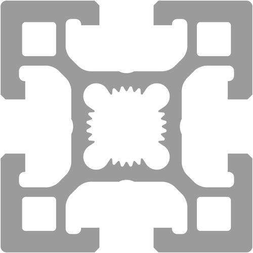 Aluminum profile - MS 40+ L series - MS Plus Automation GmbH - grooved / construction / lightweight