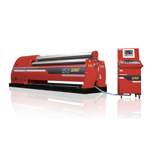 4-roller plate bending machine - MCA series - DAVI PROMAU - hydraulic