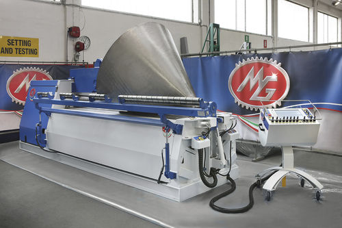 4-roller plate bending machine - ML3008R - MG S.R.L. - hydraulic / conical / numerical control