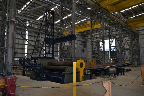 4-roller plate bending machine - M4060Y/S - MG S.R.L. - hydraulic / for heavy-duty applications / CNC