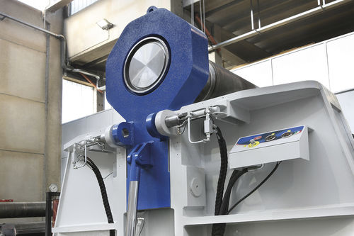 4-roller plate bending machine - ME3048G - MG S.R.L. - hydraulic / conical / with mobile control panel