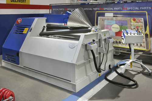 4-roller plate bending machine - ML1504P/CR - MG S.R.L. - hydraulic / conical / automatic