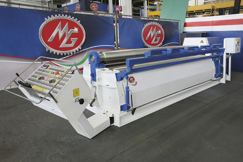 4-roller plate bending machine - M3008R - MG S.R.L. - hydraulic / conical / custom-made