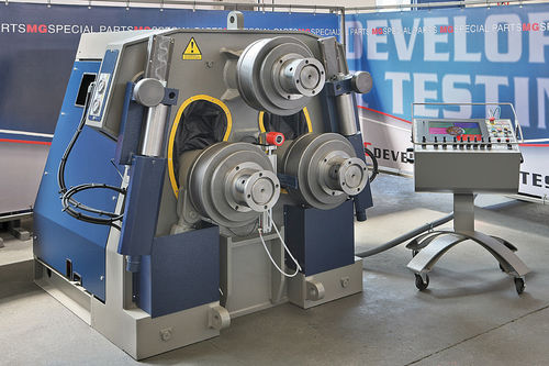 Hydraulic bending machine - MG S.R.L. - motorized / profile
