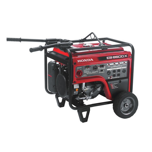 Gasoline engine generator set - EB6500  - Honda Power Equipment - single-phase / on casters / 50 Hz