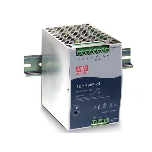 AC/DC power supply - SDR-480P series  - Mean Well - single-output / with short-circuit protection / with overload protection