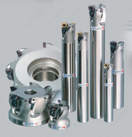 Shell-end milling cutter - AJX series - MITSUBISHI MATERIALS - insert / face