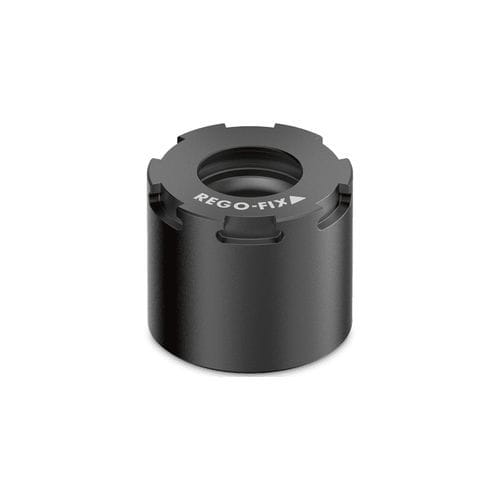 Cylindrical nut - Hi-Q / ERMXC intRlox - REGO-FIX - metal / for collets / threaded