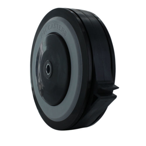 Wheel with solid tire - W533DBG0H7 - P&H Casters - polyurethane / flat