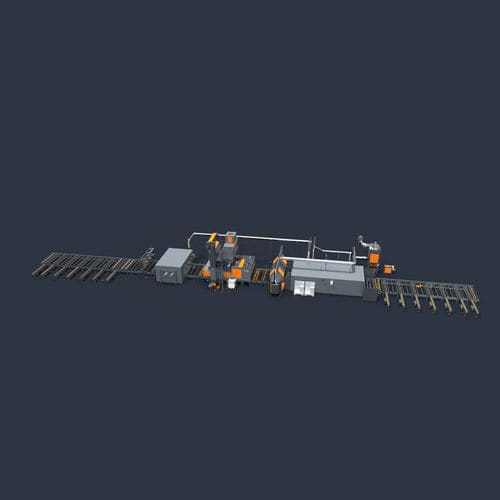 Shot blasting line - RÖSLER OBERFLÄCHENTECHNIK
