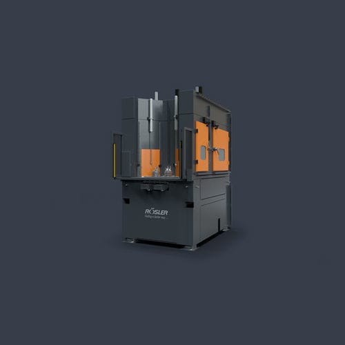 Satellite shot blasting machine - RSA  - RÖSLER OBERFLÄCHENTECHNIK - for plastic parts / automatic