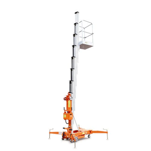 Mobile mast boom lift - GTWY12-1200 / GTWY10-1200 / GTWY8-1200 - Zhejiang Dingli Machinery Co,Ltd - battery-powered