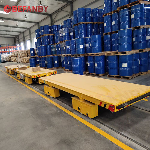 Rail-mounted cart - KP Series - BEFANBY - transfer / metal / platform