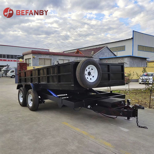 Dump trailer - BEFANBY - for industrial materials / for cable transport and laying / for cargo