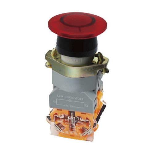 Mushroom push-button switch - LA110-A1-MD, LA110-A1-MTD - Utility Electrical Co., Ltd. - snap-action / with indicator light