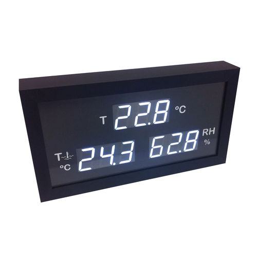 Temperature indicator - VHTA4 series - IED COMPANY - humidity / time / digital