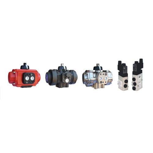 Pneumatic valve actuator - ABV - rotary / IP65 / stainless steel