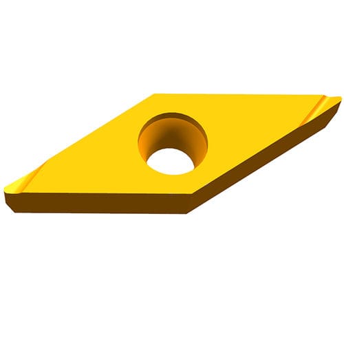 Positive cutting insert - VCGT110301L-JF - OKE Precision Cutting Tools Co., Ltd. - for small parts / G-class