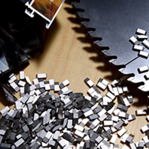 Circular saw blade cutting insert - OKE series - OKE Precision Cutting Tools Co., Ltd. - carbide / for aluminum / blade