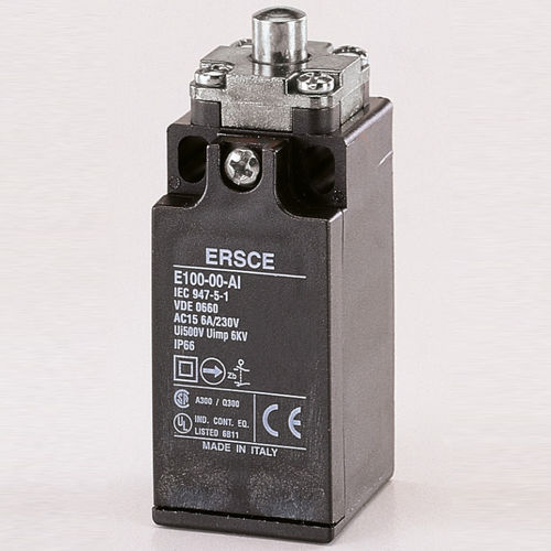Actuator limit switch - E10000AI - BREMAS BETTER SWITCHES - IP66 / safety / with plunger