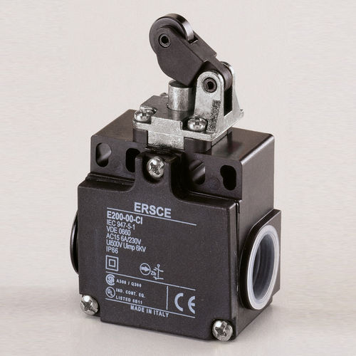 Actuator limit switch - E20000CI - BREMAS BETTER SWITCHES - safety / with roller lever / industrial