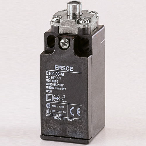 Actuator limit switch - E10001AI - BREMAS BETTER SWITCHES - IP66 / safety / with plunger