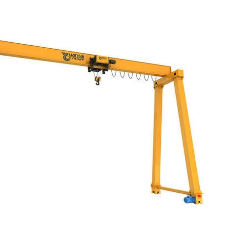 Rail-mounted semi-gantry crane - BM series - Yuantai Crane - electric