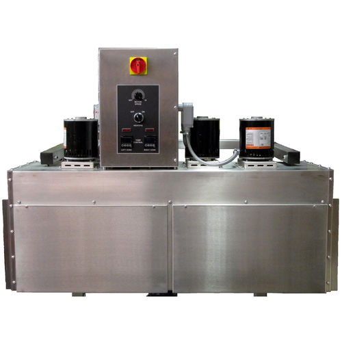 Electric shrink tunnel - Quadrel Labeling Systems - for labels / for heat-shrink sleeves