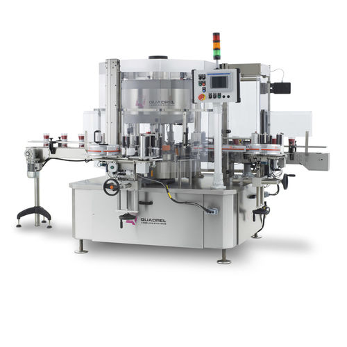 High-speed labeler - Quadrel Labeling Systems - automatic / for bottles / side