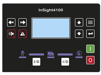 Generator set control panel - Insight4100 - AJ POWER - digital