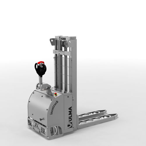 Electric stacker truck - EPS - Inoxtruck - walk-behind / for the pharmaceutical industry / for the food industry