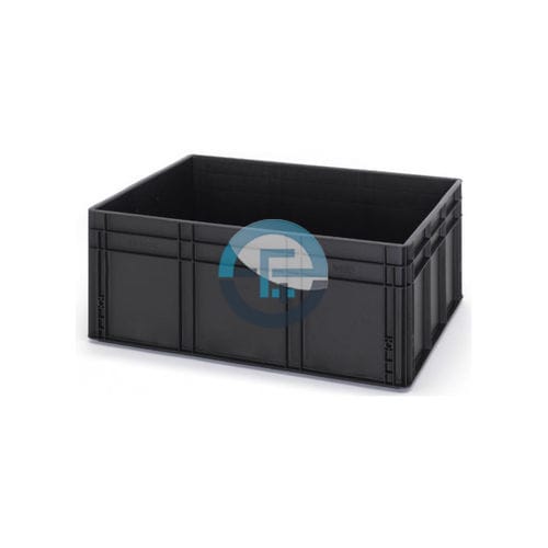 Stacking crate - 21-200-000 series - SJM EUROSTAT SA - polypropylene / storage / with lid