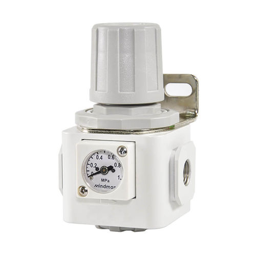 Air pressure regulator - MAR302 - Mindman Industrial - single-stage / industrial / with pressure gauge