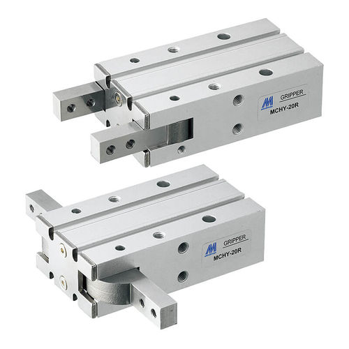 Pneumatic gripper - MCHY - Mindman Industrial - 180° angular / 2-jaw