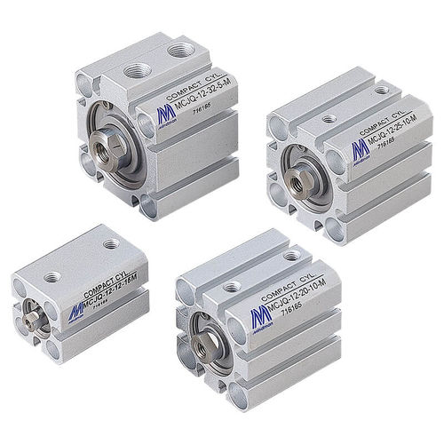 Compact cylinder - MCJQ3 - Mindman Industrial - pneumatic / double-acting / single-acting